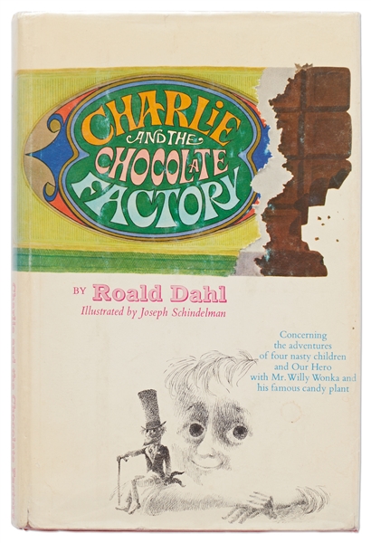 Roald Dahl Signed First Edition of ''Charlie and the Chocolate Factory'' -- Dahl Writes ''LOVE'' Within His Name