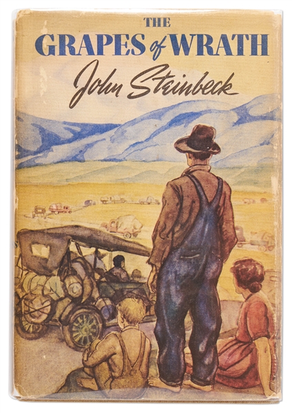 John Steinbeck's ''The Grapes of Wrath'' First Printing -- In First Printing Dust Jacket