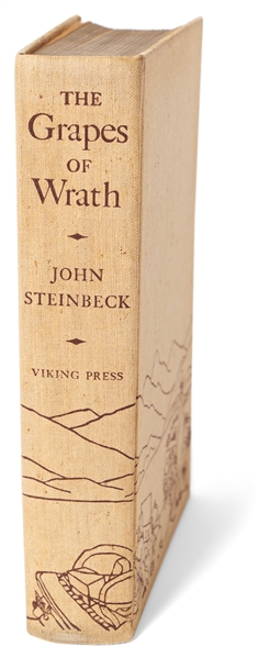 John Steinbeck's ''The Grapes of Wrath'' First Printing -- In First Printing Dust Jacket