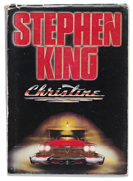 Rare Stephen King Signed Uncorrected Book Proof of ''Christine''