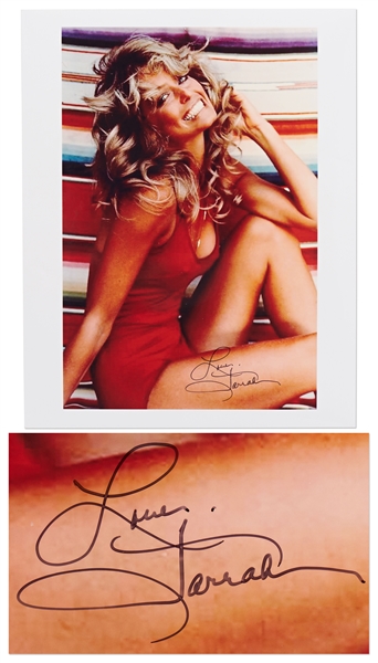Gorgeous Signed 8'' x 10'' Photo of Farrah Fawcett -- Near Fine Condition Without Inscription -- With University Archives COA