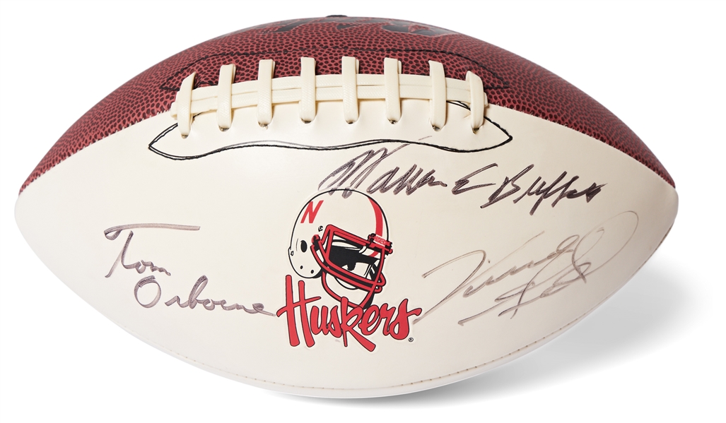 Warren Buffett Signed Nebraska Cornhuskers Football -- With PSA/DNA COA