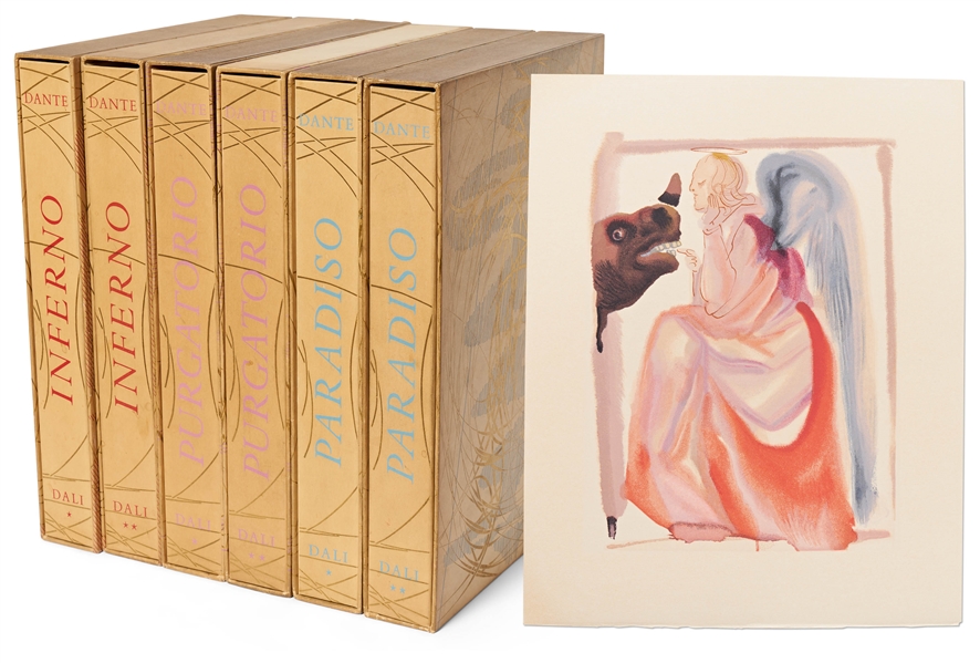 Complete Set of 100 Woodblocks from Salvador Dali's ''Divine Comedy'' Limited Edition -- Near Fine Condition