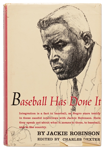 Jackie Robinson Twice-Signed First Edition of His Book, ''Baseball Has Done It''