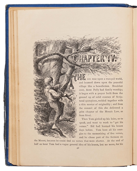 Rare First Edition, First Printing of Mark Twain's ''Adventures of Tom Sawyer''