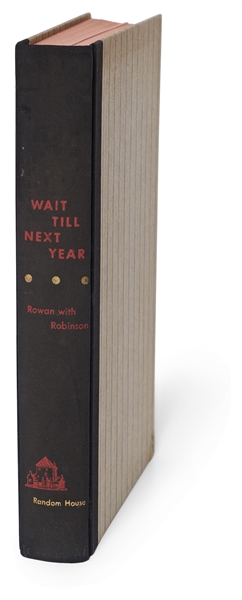 Jackie Robinson Signed First Edition, First Printing of His Autobiography ''Wait Till Next Year'' -- Uninscribed -- With PSA/DNA COA