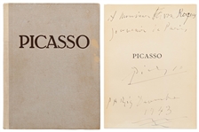 Pablo Picasso Signed First U.S. Edition of the Art Book Picasso by Jean Cassou