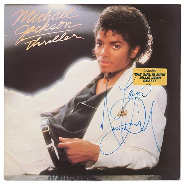 Michael Jackson Signed ''Thriller'' Album -- Michael Writes ''Love / Michael Jackson'' Without Inscription -- With Epperson and R&R COAs