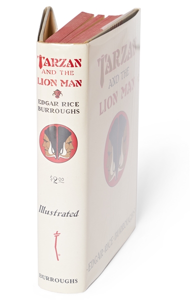 Edgar Rice Burroughs Signed First Edition, First Printing of ''Tarzan and the Lion Man''