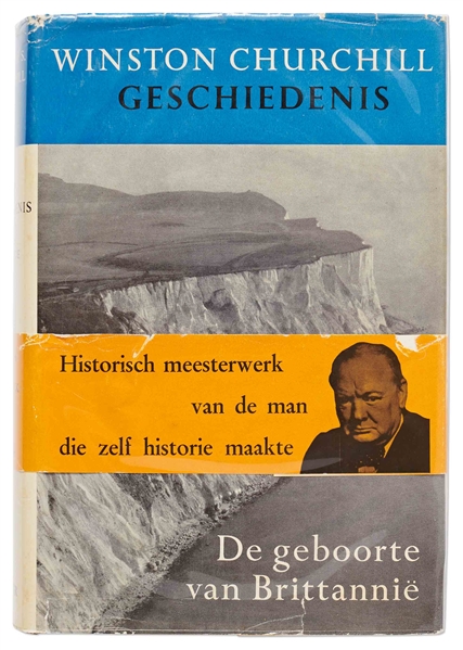 Winston Churchill Signed First Dutch Edition of His Classic Work, ''A History of the English-Speaking Peoples'' -- Without Inscription