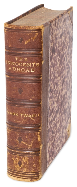 Mark Twain Signed Association Copy of His Famous Travelogue, ''The Innocents Abroad''