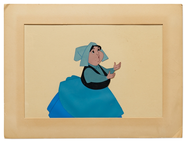 Disney Animation Screen-Used Cel from ''Sleeping Beauty'' of Fairy Godmother Merryweather
