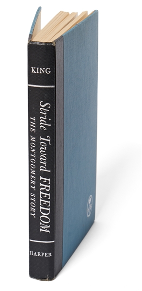 Martin Luther King Signed First Edition, First Printing of ''Stride Toward Freedom'' in Original Dust Jacket -- Bold Signature Without Inscription -- Scarce