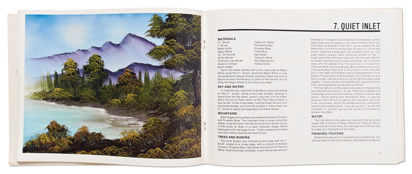 Bob Ross Signed ''The Joy of Painting Volume III with Bob Ross''