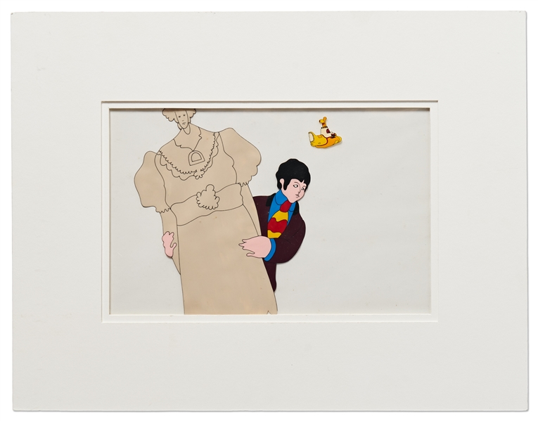 Pair of ''Yellow Submarine'' Animation Cels from the 1968 Beatles Film