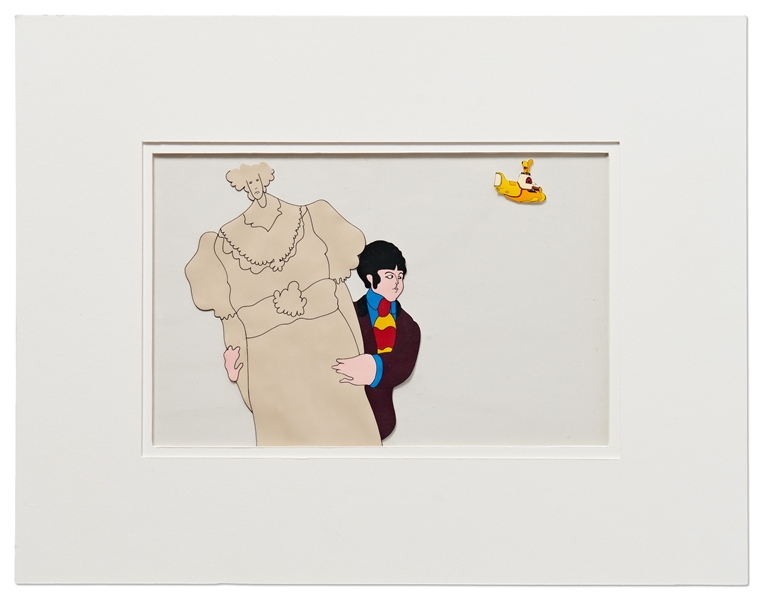 Pair of ''Yellow Submarine'' Animation Cels from the 1968 Beatles Film