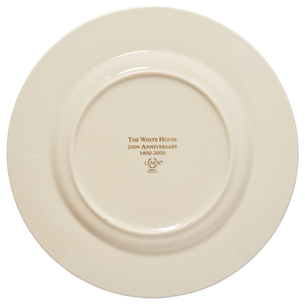 Bill Clinton 200th Anniversary White House China Dinner Plate