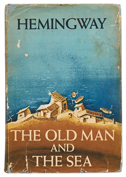 First Edition, First Printing of Ernest Hemingway's Classic Pulitzer Prize-Winning Novel ''The Old Man And The Sea'' with Dust Jacket
