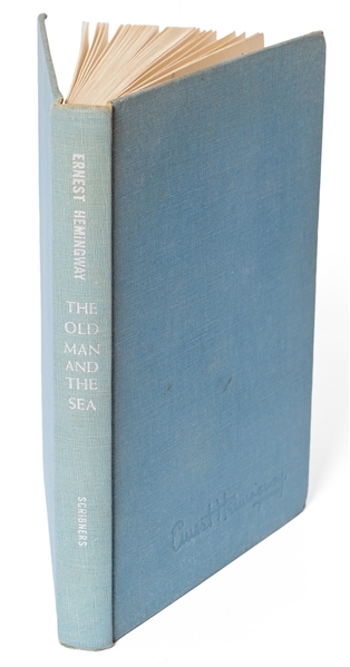 First Edition, First Printing of Ernest Hemingway's Classic Pulitzer Prize-Winning Novel ''The Old Man And The Sea'' with Dust Jacket