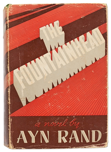 First Edition of Ayn Rand's ''The Fountainhead'' in Original Dust Jacket