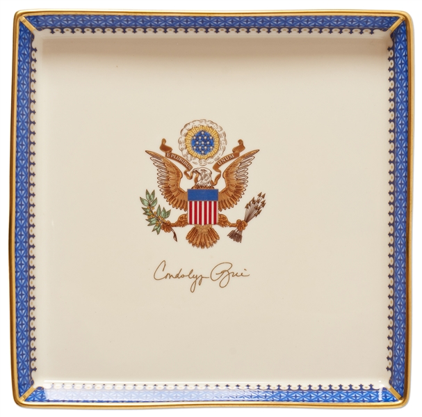 Lenox Gift Tray Made for the 66th Secretary of State, Condoleezza Rice