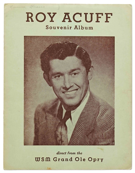 The Smokey Mountain Boys Signed Programs -- Signed by Roy Acuff Twice & Also Signed by Hank Williams and Pete Kirby Oswald