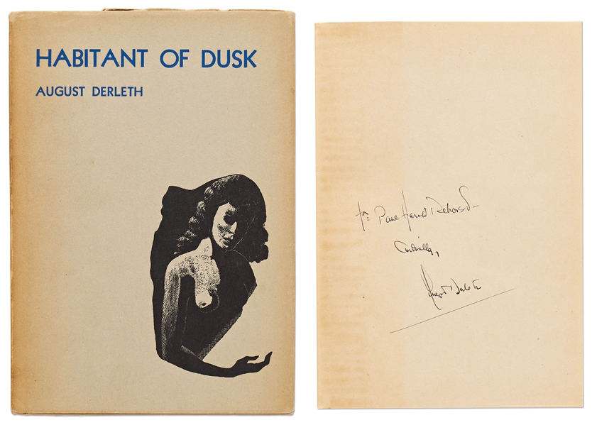 August Derleth ''Habitant of Dusk'' Limited Edition Signed