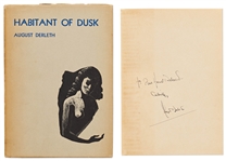 August Derleth Habitant of Dusk Limited Edition Signed