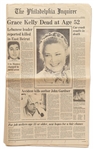 Princess Graces Death Announced in Her Hometown Newspaper