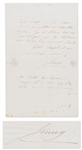 Swedish Opera Singer Jenny Lind Autograph Letter Signed Jenny