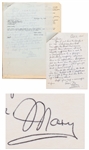 Mary Astor Autograph Letter Signed -- Regarding Astors Book, A Place Called Saturday