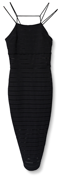 Kim Kardashian Owned Black Spaghetti Strap Dress