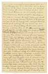 Moe Howards Handwritten Manuscript Page When Writing His Autobiography -- Moe Describes His First Film Role as a Bully in We Must Do Our Best & Then Being Typecast as an urchin and ragamuffin