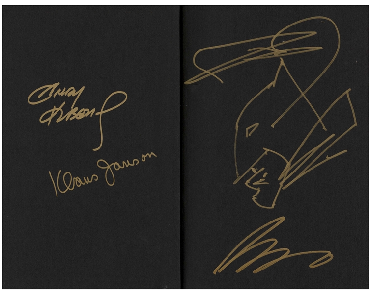 Frank Miller Hand-Drawn & Signed Batman Sketch -- Within Book Nine of ''The Dark Knight III: The Master Race''