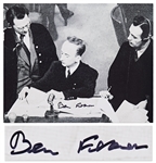Nuremberg Lawyer Ben Ferencz Signed 10 x 8 Photo