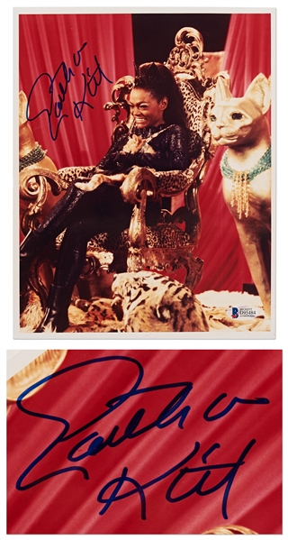 Eartha Kitt Signed 8'' x 10'' Photo as Catwoman -- With Beckett COA