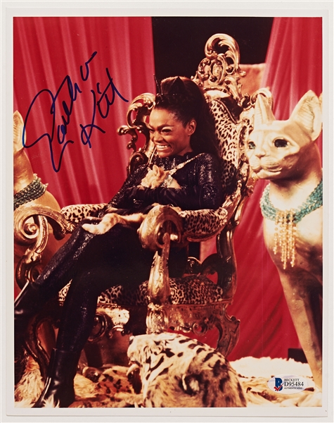 Eartha Kitt Signed 8'' x 10'' Photo as Catwoman -- With Beckett COA