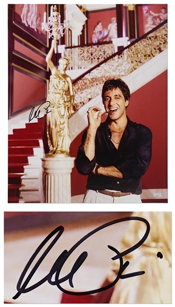 Al Pacino Signed 16'' x 20'' Photo From ''Scarface''