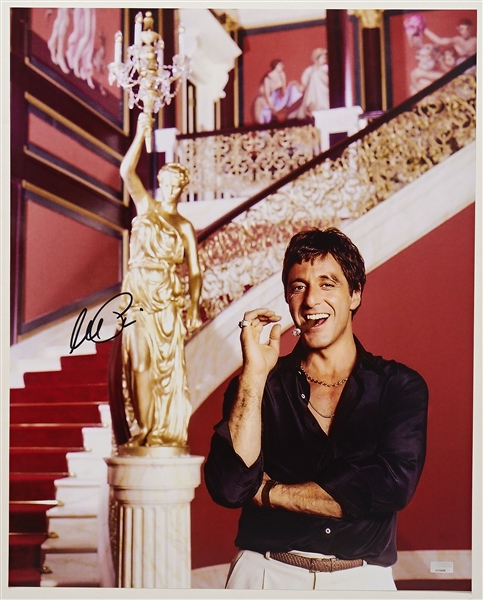 Al Pacino Signed 16'' x 20'' Photo From ''Scarface''