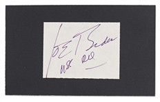 Joe Biden Signature -- With JSA COA