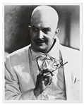 Vincent Price Signed 8 x 10 Photo as Egghead From Batman -- With PSA/DNA COA