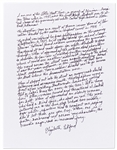 Elizabeth Eckford Autograph Essay Signed Regarding Her First Day of School as Part of the Little Rock Nine When She Was Surrounded and Harassed by the White Mob