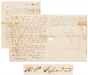 William Fessenden Autograph Letter Signed From 1833 -- The Young Republican Attorney Starts His Law Practice Years Before Becoming Lincolns Treasury Secretary