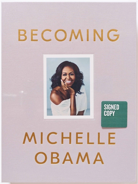 Michelle Obama Signed Deluxe Edition of ''Becoming''