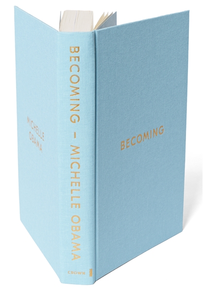 Michelle Obama Signed Deluxe Edition of ''Becoming''