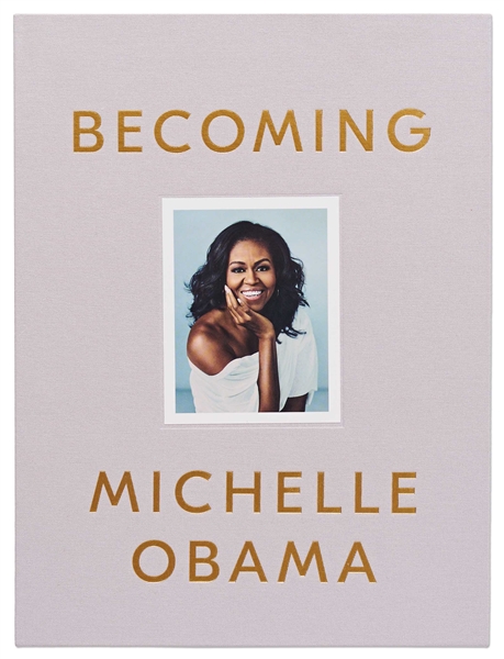 Michelle Obama Signed Deluxe Edition of ''Becoming''