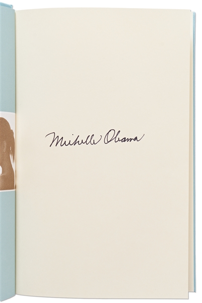 Michelle Obama Signed Deluxe Edition of ''Becoming''