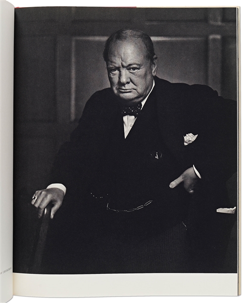 Yousuf Karsh Signed First Edition of ''Karsh Portraits'' -- Includes the Iconic Images of Winston Churchill and Albert Einstein