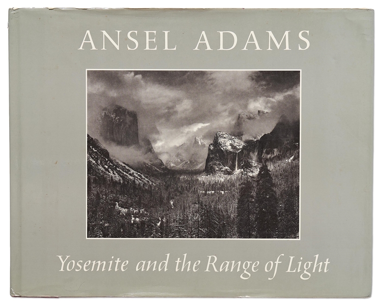 Ansel Adams Signed Copy of His Quintessential Oversized Photography Book, ''Yosemite and the Range of Light'' -- With PSA/DNA COA