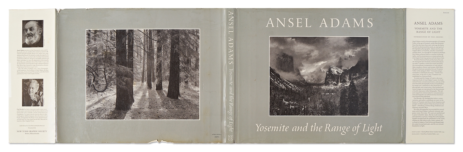 Ansel Adams Signed Copy of His Quintessential Oversized Photography Book, ''Yosemite and the Range of Light'' -- With PSA/DNA COA